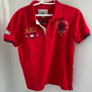 Beverly Hills Polo Club Red Kids Polo Shirt